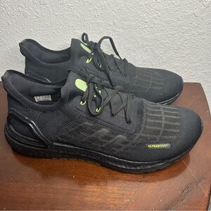 Men's Adidas UltraBoost Summer.RDY Running Black / Signal Green